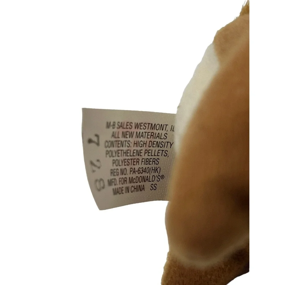 McDonalds Lot of 7 Vintage 1993 Teenie Beanie Babies‎ Pinchers Nuts Squirrel Etc